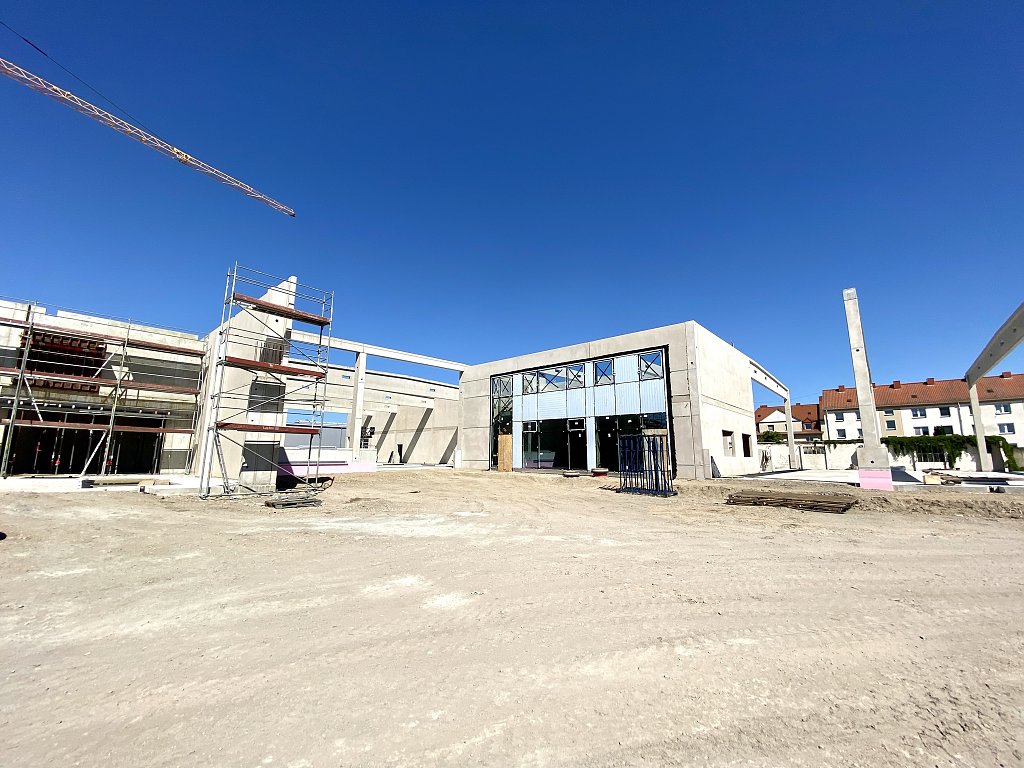 BaustellenUpdate aus der Dresdener Straße in Wittenberg Rohbau