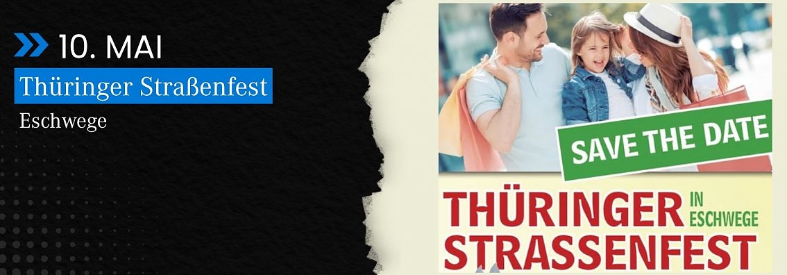 Grafik zum Th&uuml;ringer Stra&szlig;enfest