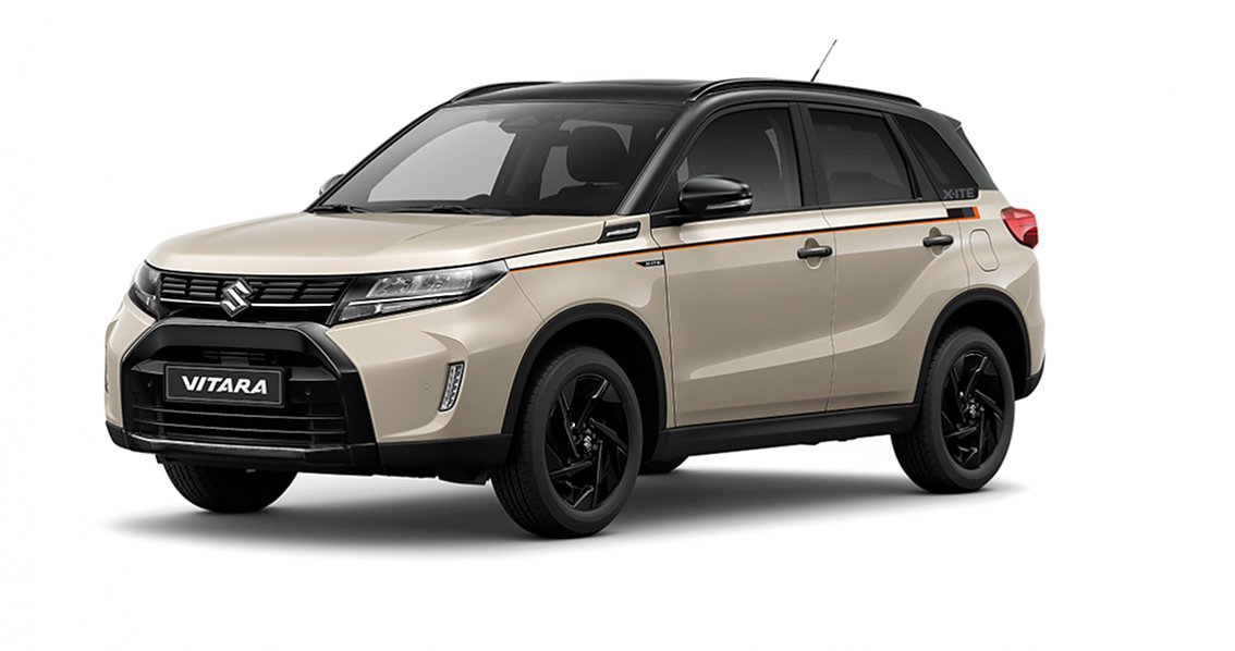 Vitara X-ITE in Savannah Ivory Metallic
