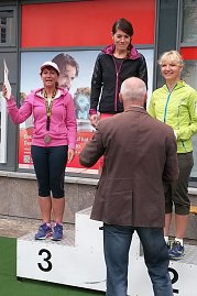 Glückwunsch für Birgit Lorenz zum 3. Platz in der AK W 50+ über 10 km.  (Foto: privat)