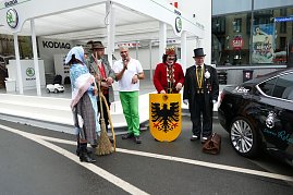 Impressionen vom Rolandsfest-Sonntag an unserer Skoda-Roadshow-Bühne. (Foto: Fischer/Autohaus Peter)