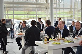 Impressionen vom Unternehmerfrühstück (Foto: A.-K. Heinemann/Autohaus Peter)