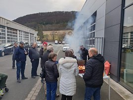 Auch in Sömmerda wurde angegrillt.