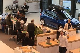 Impressionen vom SKODA-Buffet (Foto: Wiesner/Autohaus Peter)