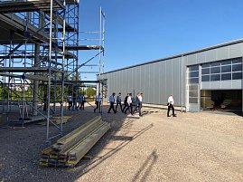 Hoher Besuch in Erfurt