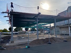 Baustellen-Update vom Mercedes-Benz Center aus Nordhausen