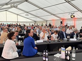 Feierliche Eröffnung des Autohofs an der A38/Werther