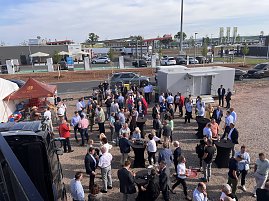 Feierliche Eröffnung des Autohofs an der A38/Werther