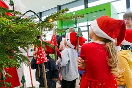 Ein weihnachtliches Abenteuer für die „Frösche“ des DRK-Kindergartens Sonnenschein (Foto: )
