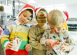 Ein weihnachtliches Abenteuer für die „Frösche“ des DRK-Kindergartens Sonnenschein (Foto: )
