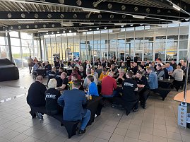 &Uuml;berblick &uuml;ber die G&auml;ste des Unternehmerfr&uuml;hst&uuml;cks.