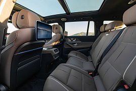 Die Rücksitze des neuen Mercedes-Benz GLS.