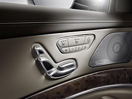 Mercedes-Benz S-Klasse Interieur. Das perfekt abgestimmte Material- und Farbkonzept zeigt einen exklusiven Innenraum wie aus einem Guss. (Foto: MB)