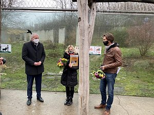 Impressionen aus dem Thüringer Zoopark Erfurt und der Übergabe der Patenschaftsurkurden.
