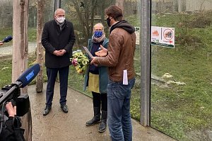 Impressionen aus dem Thüringer Zoopark Erfurt und der Übergabe der Patenschaftsurkurden.