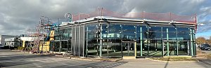 Baustellen-Update vom Mercedes-Benz Center aus Nordhausen