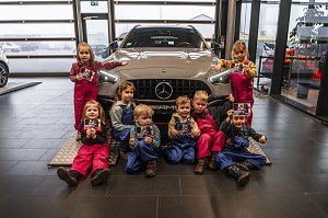 Kleine H&auml;nde, gro&szlig;e Zukunft � Kita-Kinder erleben spannenden Vormittag im Autohaus
