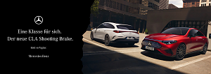 Eine Klasse für sich. Der neue CLA Shooting Brake.