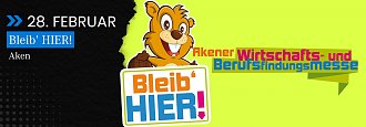 9. Wirtschafts- und Berufsfindungsmesse "Bleib&acute; HIER!"