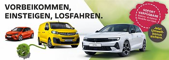 Sofort verfügbare Elektro- & Hybrid-Modelle von Opel. (Automobile Peter GmbH)