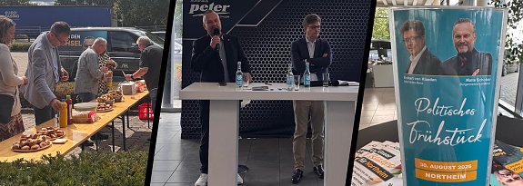 Politisches Fr&uuml;hst&uuml;ck im Autohaus Peter