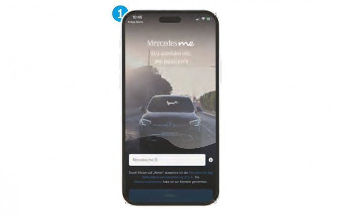 1. Registrierung Mercedes me