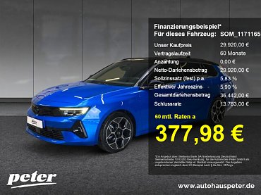 Opel Astra ST GS 1.2 MildHybrid Schiebedach Navi RFK. Opel Astra ST GS 1.2 MildHybrid Schiebedach Navi RFK