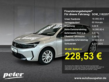 Opel Corsa F Edition 1.2 (MT6). Opel Corsa F Edition 1.2 (MT6)