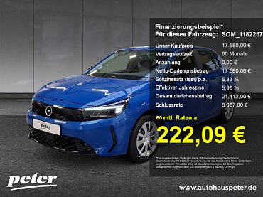 Opel Corsa F 1.2 Edition Allwetter LED EPH RFK. Opel Corsa F 1.2 Edition Allwetter LED EPH RFK