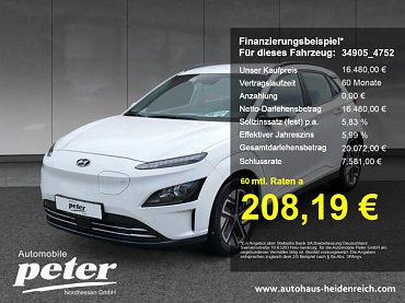 Hyundai KONA EV Select+SITZHEIZUNG+SONDERFINANZIERUNG. Hyundai KONA EV Select+SITZHEIZUNG+SONDERFINANZIERUNG
