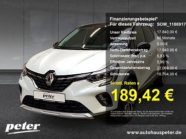 Renault Captur II 1.0 TCe 90 Techno Klimaautomatik. Renault Captur II 1.0 TCe 90 Techno Klimaautomatik