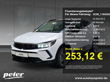 Opel Grandland 1.2 Turbo GS Line Automatik Alcantara Allwetter (THC). Opel Grandland 1.2 Turbo GS Line Automatik Alcantara Allwetter (THC)