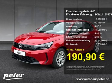 Opel Corsa F 1.2 Edition Allwetter Lenkradheizung. Opel Corsa F 1.2 Edition Allwetter Lenkradheizung