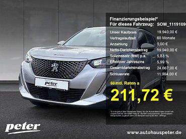 Peugeot e-2008 Allure 136 +11KW OBC+EPH+SHZ+Kamera+. Peugeot e-2008 Allure 136 +11KW OBC+EPH+SHZ+Kamera+