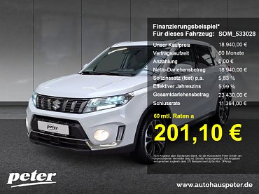 Suzuki Vitara 1.4 HYBRID 4x4 Comfort+ Klimaautomatik Sitzheizung. Suzuki Vitara 1.4 HYBRID 4x4 Comfort+ Klimaautomatik Sitzheizung