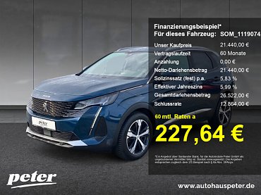 Peugeot 3008 Allure Pack 130 +Kamera+Navi+LED+SHZ+. Peugeot 3008 Allure Pack 130 +Kamera+Navi+LED+SHZ+