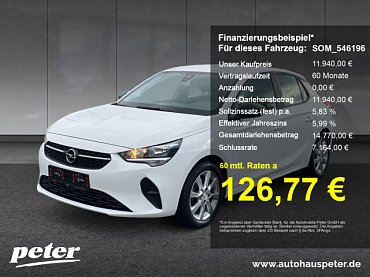 Opel Corsa F 1.2 Edition Klima Sitzheizung Allwetter. Opel Corsa F 1.2 Edition Klima Sitzheizung Allwetter