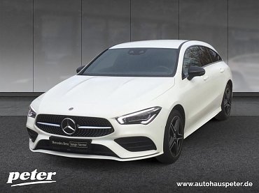Mercedes-Benz CLA 250 e Shooting Brake AMG, Totwinkel, Night. Mercedes-Benz CLA 250 e Shooting Brake AMG, Totwinkel, Night