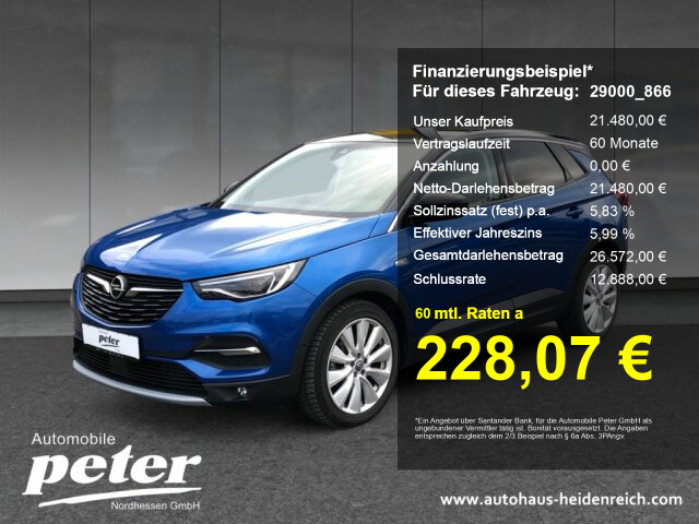 Opel Grandland X 2.0 120Jahre+NAVI+LED Opel Grandland X 2.0 120Jahre+NAVI+LED