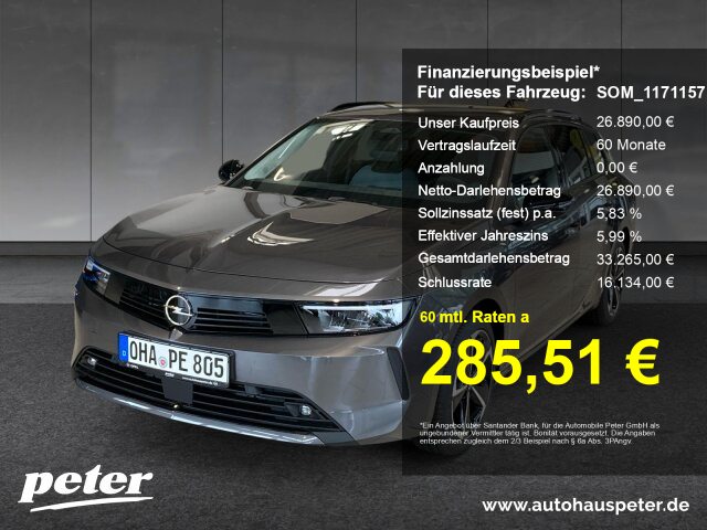 Opel Astra L 1.2 Edition +LHZ+Kamera+Keyless+LED+ Opel Astra L 1.2 Edition +LHZ+Kamera+Keyless+LED+